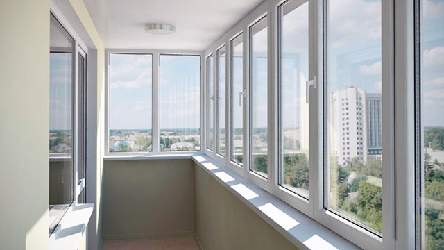 Пластиковые окна на балконы и лоджии с установкой Климовск
