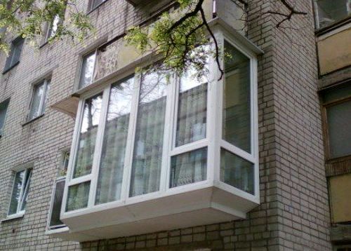 Полное остекление балкона от пола до потолка Климовск