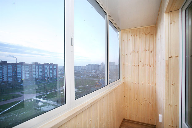 Остекление окон ПВХ лоджий и балконов пластиковыми окнами Климовск