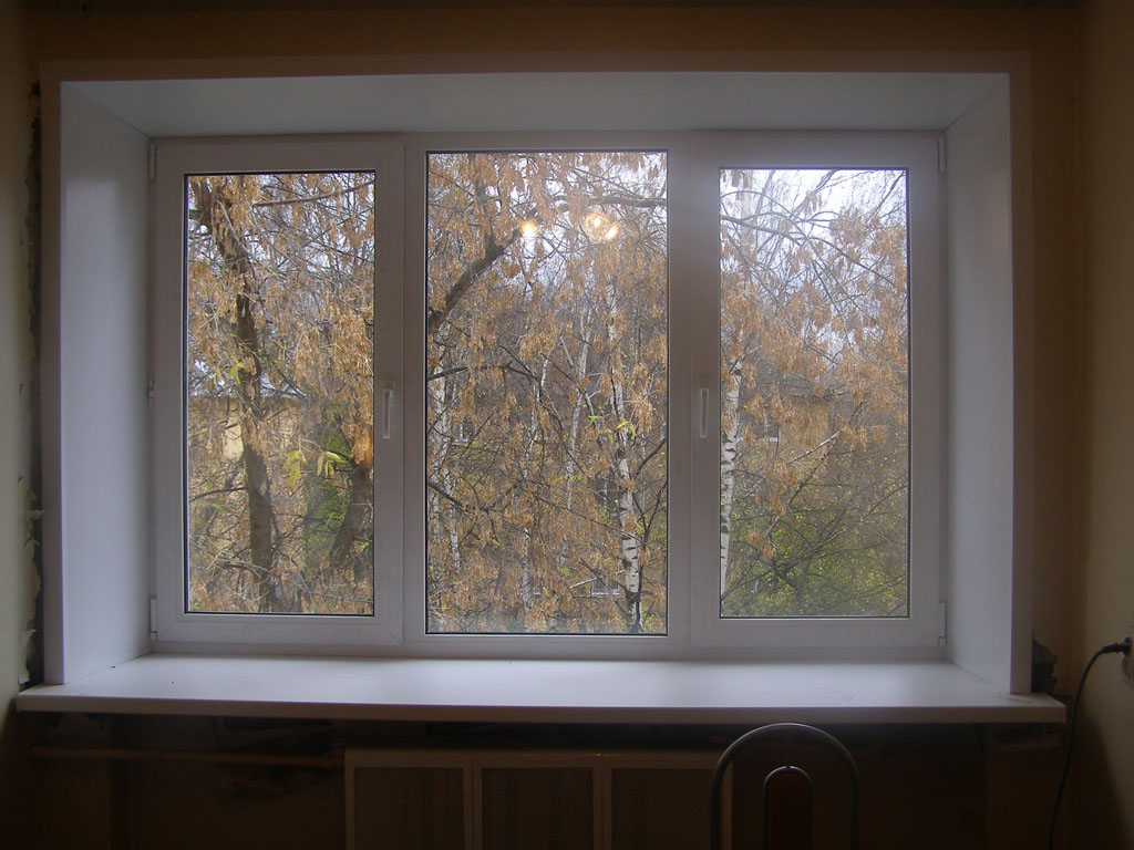 Готовые пластиковые окна для дачи и дома Климовск